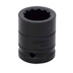 Dado de impacto cuadro de 3/4", 12 puntas, en pulgadas, 1-1/8" Urrea 7518T