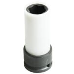 Dado de impacto largo métrico cuadro de 3/4", con protección Nylamid, 19 mm Urrea 7519MFP
