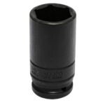 Dado de impacto largo pared delgada cuadro de 3/4", 6 puntas, en pulgadas, 1-5/16" Urrea 7521LD