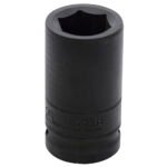 Dado de impacto largo cuadro de 3/4", 6 puntas, métrico, 25 mm Urrea 7525ML
