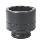Dado de impacto cuadro de 3/4", 12 puntas, en pulgadas, 2-3/16" Urrea 7535T