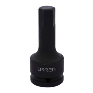 Dado de impacto con punta hexagonal cuadro de 3/4", en pulgadas, 1" Urrea 7590-1