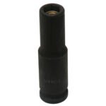 Dado de impacto largo con imán cuadro de 3/8", 6 puntas, en pulgadas, 7/16" Urrea 7714HM