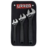 Juego de llaves ajustables fosfatizadas, 3 piezas Urrea 795S