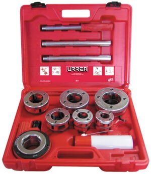 Juego de tarraja para tubo 1/2" a 2" NPT, 9 piezas Urrea 851