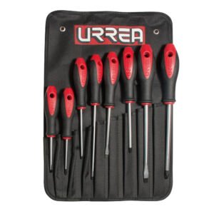Juego de destornilladores con mango bimaterial combinados, 8 piezas Urrea 8600D