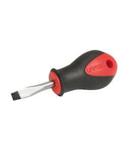 Destornillador con mango bimaterial, punta plana barra redonda 1/4" x 1-1/2" Urrea 8652