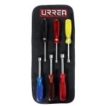 Juego de destornilladores con mango ámbar de colores, de caja en pulgadas, 6 piezas Urrea 9200B