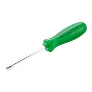 Destornillador con mango ámbar color verde, de caja en pulgadas 11/32" x 3" Urrea 9211