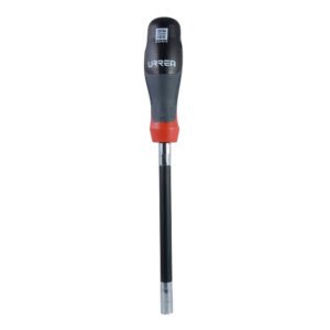 Destornillador flexible magnético con mango trimaterial para puntas 1/4" Urrea 9300TF