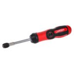 Destornillador con mango bimaterial de matraca flexible con puntas intercambiables 7 en 1 Urrea 9307F