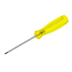Destornillador con mango ámbar, punta torx barra redonda T25 x 4" Urrea 9325W