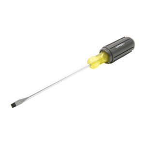 Destornillador con mango cushion grip, punta plana barra redonda 5/16" x 6" Urrea 9406