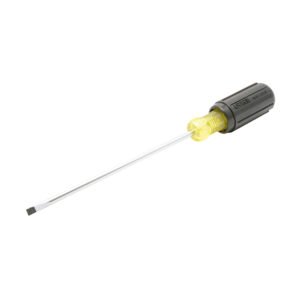 Destornillador con mango cushion grip, punta cabinet barra redonda 3/16" x 4" Urrea 9432