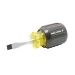 Destornillador con mango cushion grip, tipo trompo punta plana barra redonda 1/4" x 1-1/2" Urrea 9452