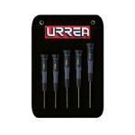 Juego de destornilladores de precisión ESD anti-estáticos punta Torx, 5 piezas Urrea 9500BT