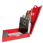 Juego de brocas premium y extractores de acero de alta velocidad, 10 piezas Urrea 9500LD