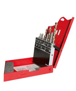 Juego de brocas premium y extractores de acero de alta velocidad, 10 piezas Urrea 9500LD