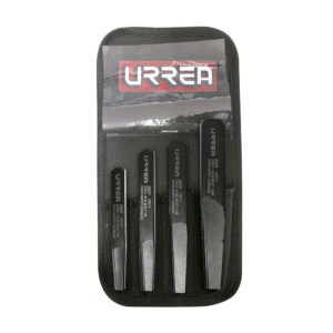 Juego de extractor rectos para tornillos y tubo, 4 piezas Urrea 9501A