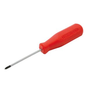 Destornillador con mango rojo, punta Phillips barra redonda #0 x 2-1/2" Urrea 9680R