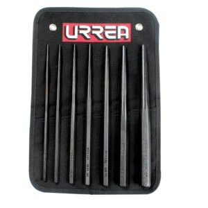 Juego de punzones guía botador largos, 7 piezas Urrea 96A