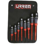 Juego de destornilladores con mango trimaterial 1000 V combinados, 8 piezas Urrea 9700TA