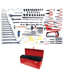 Juego industrial para mantenimiento de ferrocarril en pulgadas, 137 piezas con caja D7 Urrea 98101