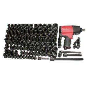 Juego intermedio industrial combinado 120 piezas de impacto, sin gabinete Urrea 98152