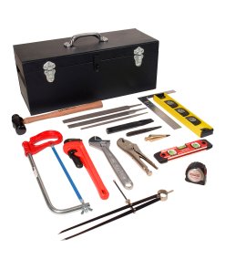 Juego básico industrial para pailero, 17 piezas con caja D7C20 Urrea 98163