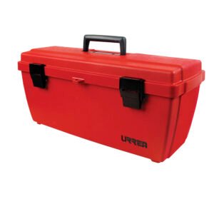 Caja portaherramientas plástica con broche plástico y charola 20" x 8" x 8" Urrea 9901