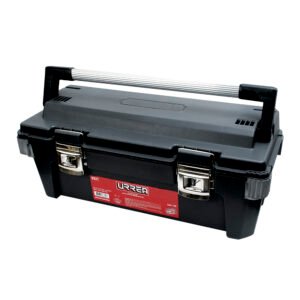 Caja portaherramientas plástica con broches metálicos 25" x 11" x 10" serie 99 Urrea 9921