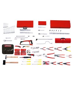 Juego básico industrial métrico 138 piezas, sin gabinete Urrea 99540M