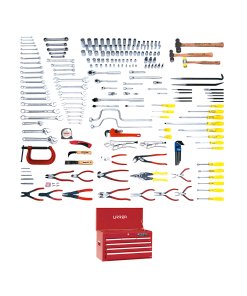 Juego intermedio industrial métrico 203 piezas, sin gabinete Urrea 99552