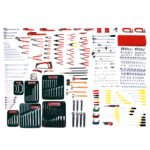 Juego maestro industrial combinado 395 piezas, sin gabinete Urrea 99620