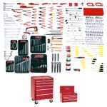 Juego maestro industrial combinado 397 piezas, con gabinetes EX27M5, EX27S6 Urrea 99622