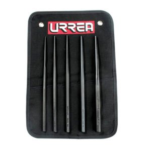 Juego de punzones guía botador largos,  5 piezas Urrea 99B