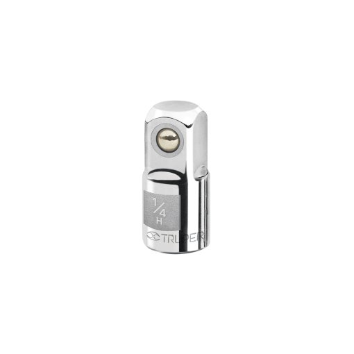 Adaptador para matraca de cuadro 1/4' a cuadro 3/8', pieza duradera para trabajos de mecánica, Truper clave 13417
