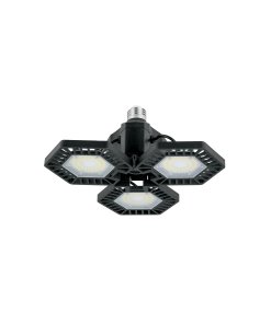 Luminario de LED Volteck 65 W aluminio con 3 paneles abatibles - Tecnología de iluminación adaptable para espacios medianos que permite configuración personalizada según necesidades específicas (Clave 46587)