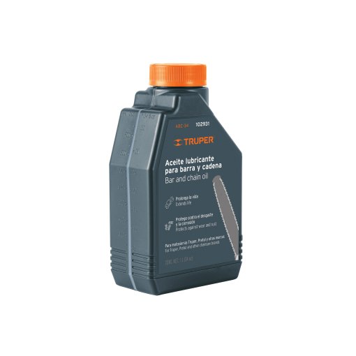 Aceite lubricante para barra y cadena de motosierra, protección avanzada para rendimiento prolongado, Truper clave 102931