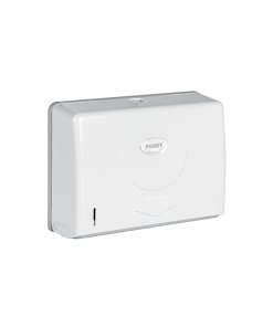 Dispensador Junior para Toallas de Papel, Blanco, Resistente y Duradero, Ideal para Baños Públicos, Clave 45740, Foset Basic