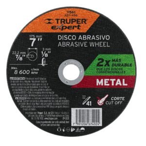 Disco para corte de metal, tipo 41, diámetro 7' EXPERT