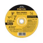 Disco Tipo 27 de 9' x 6.2 mm desbaste de metal, PRETUL