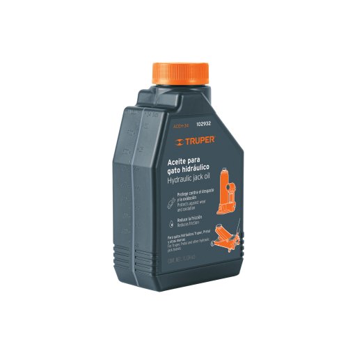 Aceite hidráulico para gatos, 1 Litro, opción esencial para mantenimiento de gatos hidráulicos, Truper clave 102932