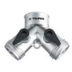 Conector 'Y' 3/4' metálico para manguera, TRUPER
