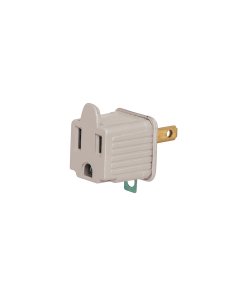 Bolsa con 2 adaptadores Volteck 3 a 2 grises - Tecnología de compatibilidad industrial para equipos contemporáneos que facilita conexión segura en instalaciones antiguas (Clave 46254)