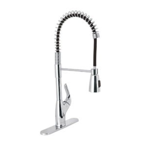 Monomando Fregadero Cromo, Semi Profesional, ideal para uso frecuente, clave 44904 - FOSET AERO