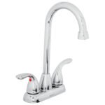 Mezcladora 4' cuello tipo bar para lavabo, FOSET AERO