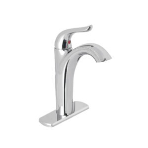 Monomando Alto para Lavabo, Acabado Cromo, Diseño Resistente y Funcional, Marca Foset Aero, Clave 44883