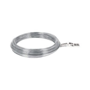 Rollo de 1 kg alambre galvanizado, calibre 18, FIERO
