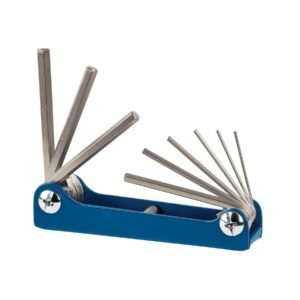 Juego de 9 llaves hexagonales mm, tipo navaja, TRUPER